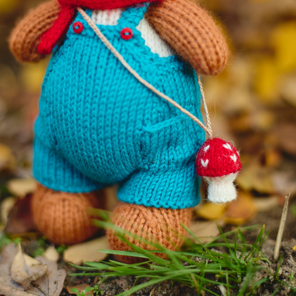 Luka Fox | Hand Knitted Woodland Toy | Ready to Ship
