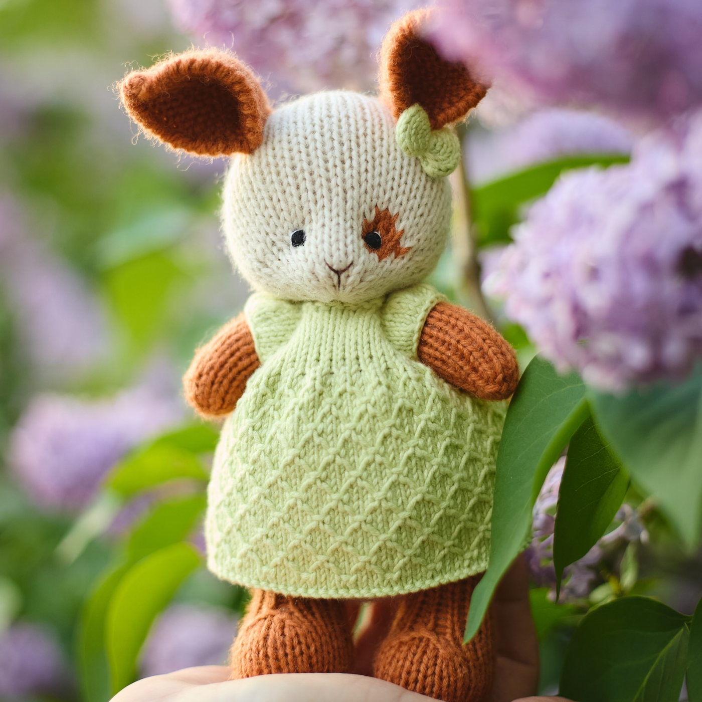 Hand Knitted Bunny Toy