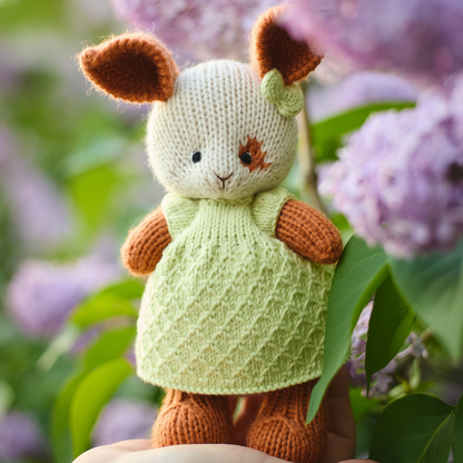 Hand Knitted Bunny Toy