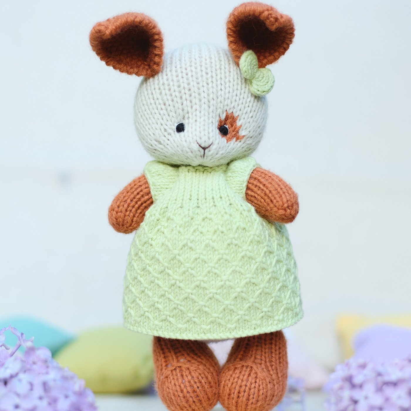 Hand Knitted Bunny Toy