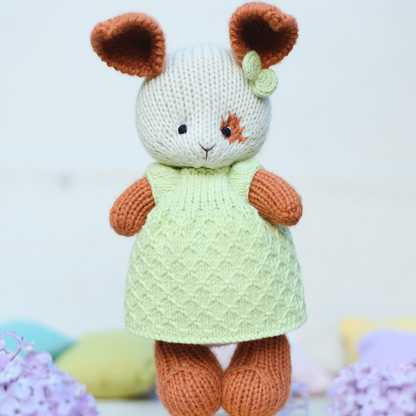 Hand Knitted Bunny Toy
