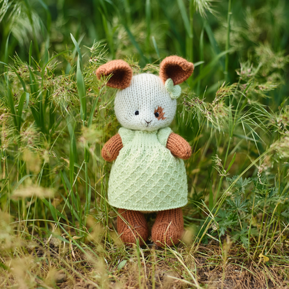 Hand Knitted Bunny Toy