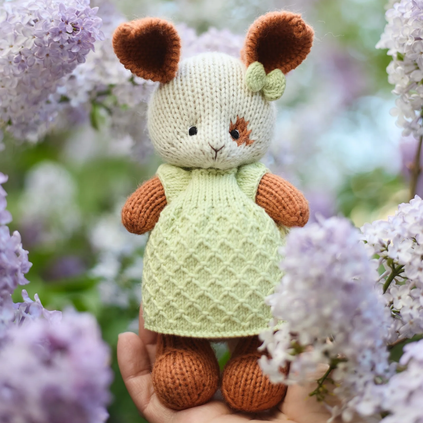 Hand Knitted Bunny Toy