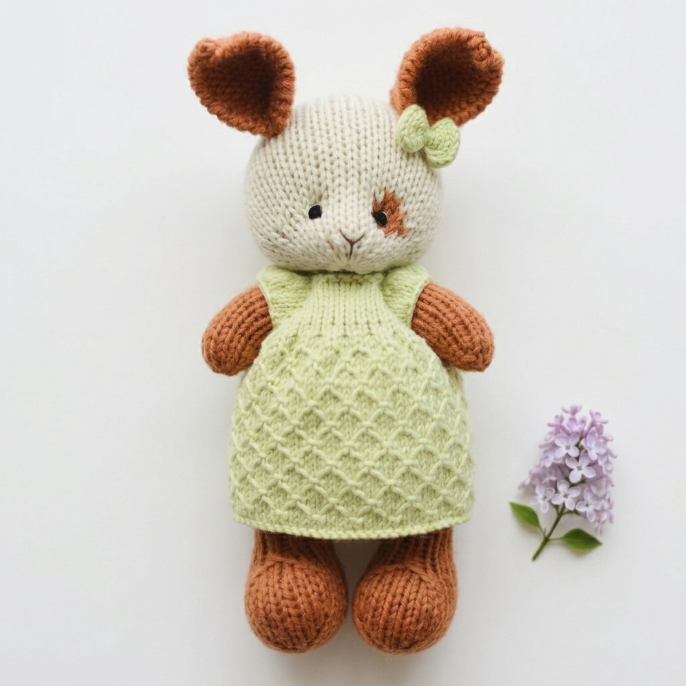 Hand Knitted Bunny Toy