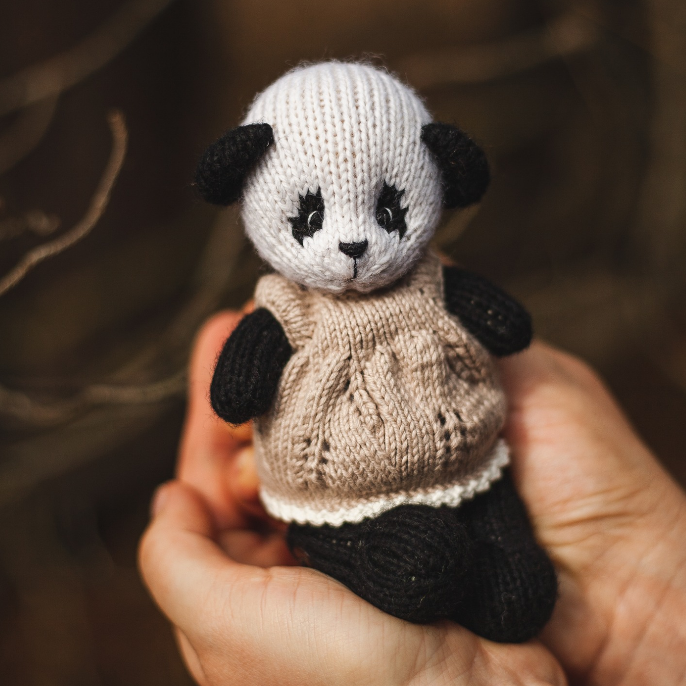 Mei Panda | Hand Knitted Panda Toy