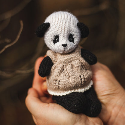 Mei Panda | Hand Knitted Panda Toy
