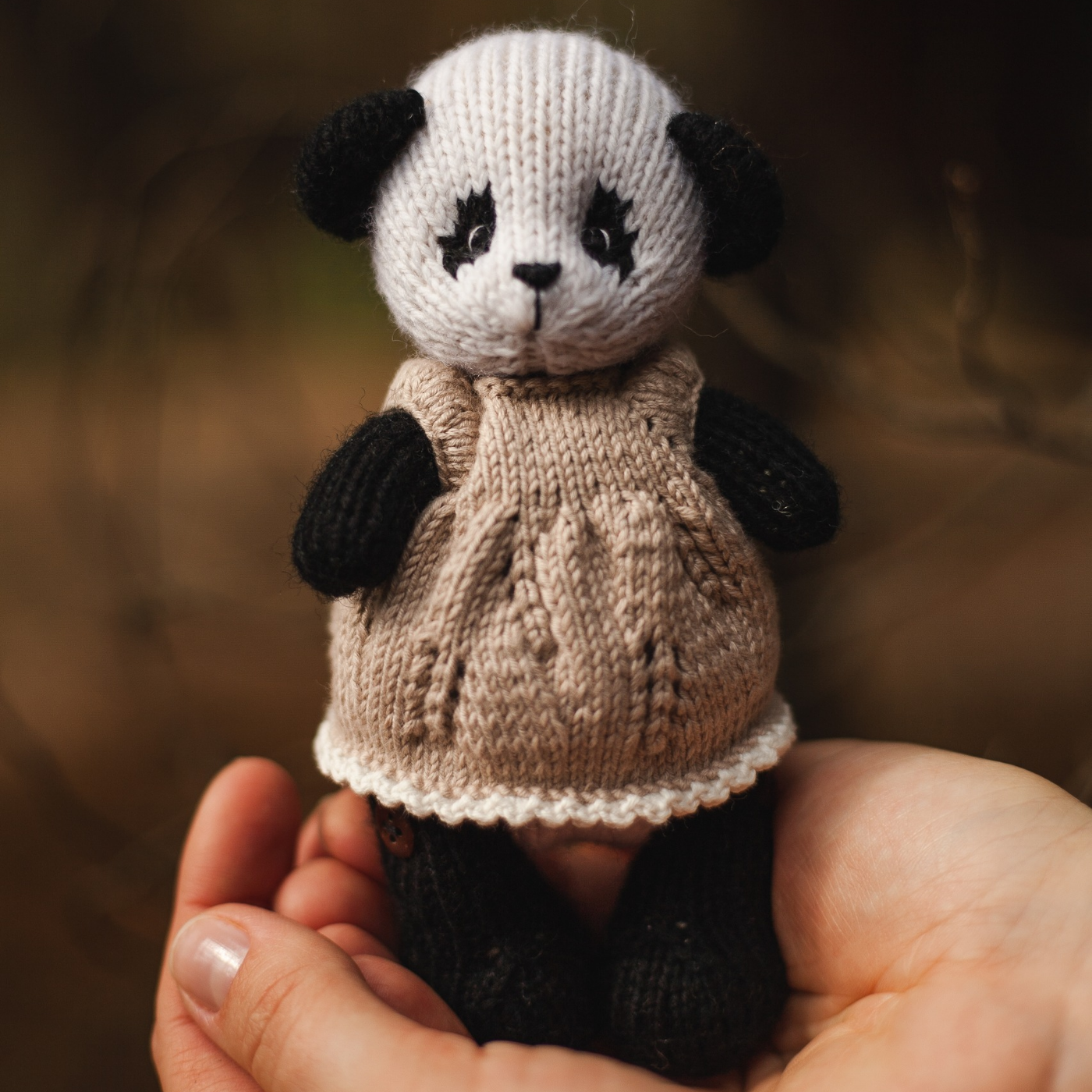 Mei Panda | Hand Knitted Panda Toy