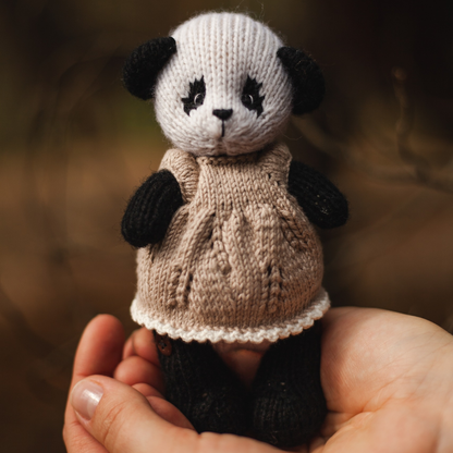 Mei Panda | Hand Knitted Panda Toy