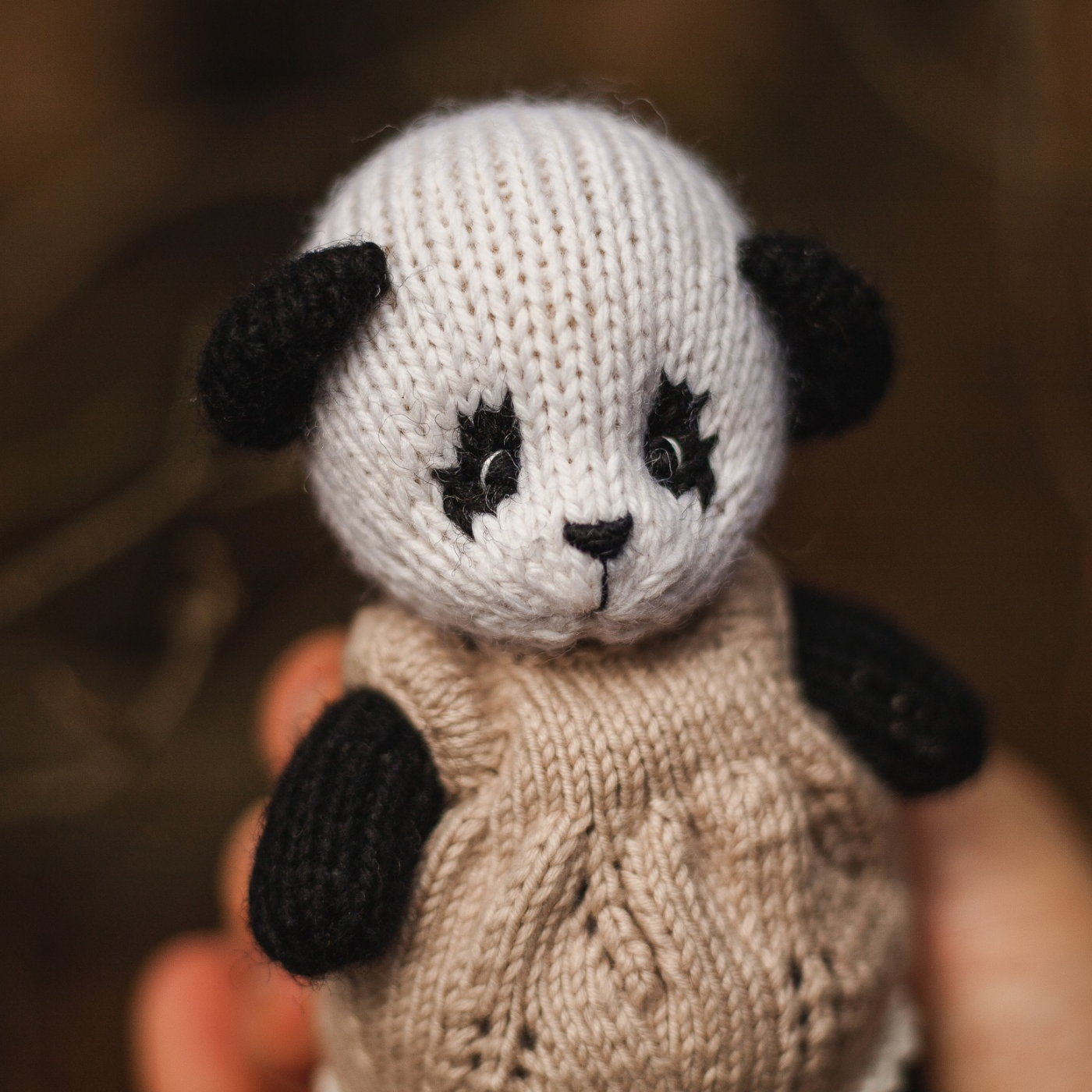 Mei Panda | Hand Knitted Panda Toy