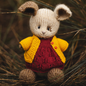 Ruby Bunny | Hand Knitted Bunny Toy