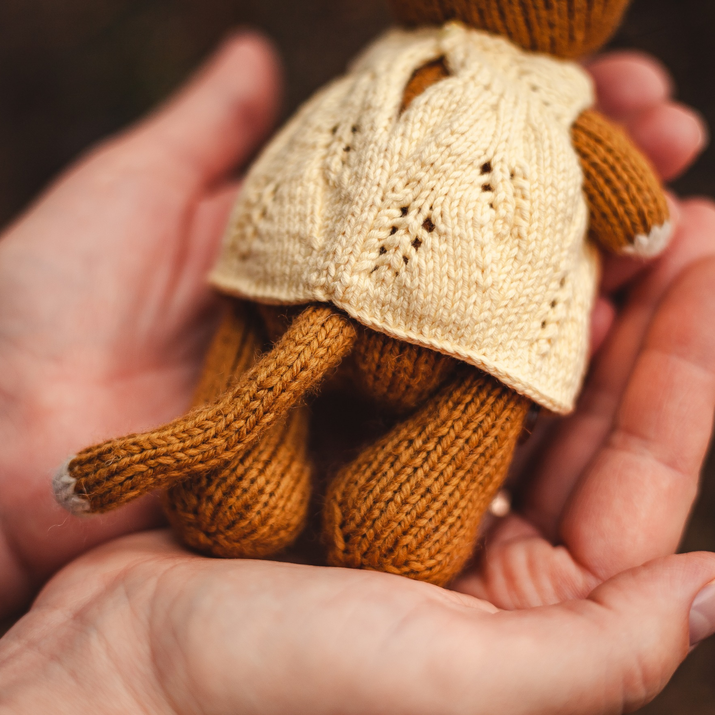 Hazel Cat | Hand Knitted Cat Toy | Waldorf Cat Doll