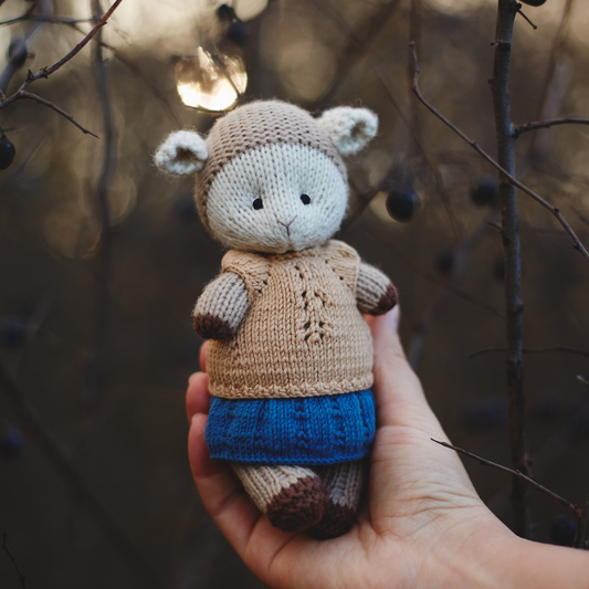 Emma Sheep | Hand Knitted Sheep Toy