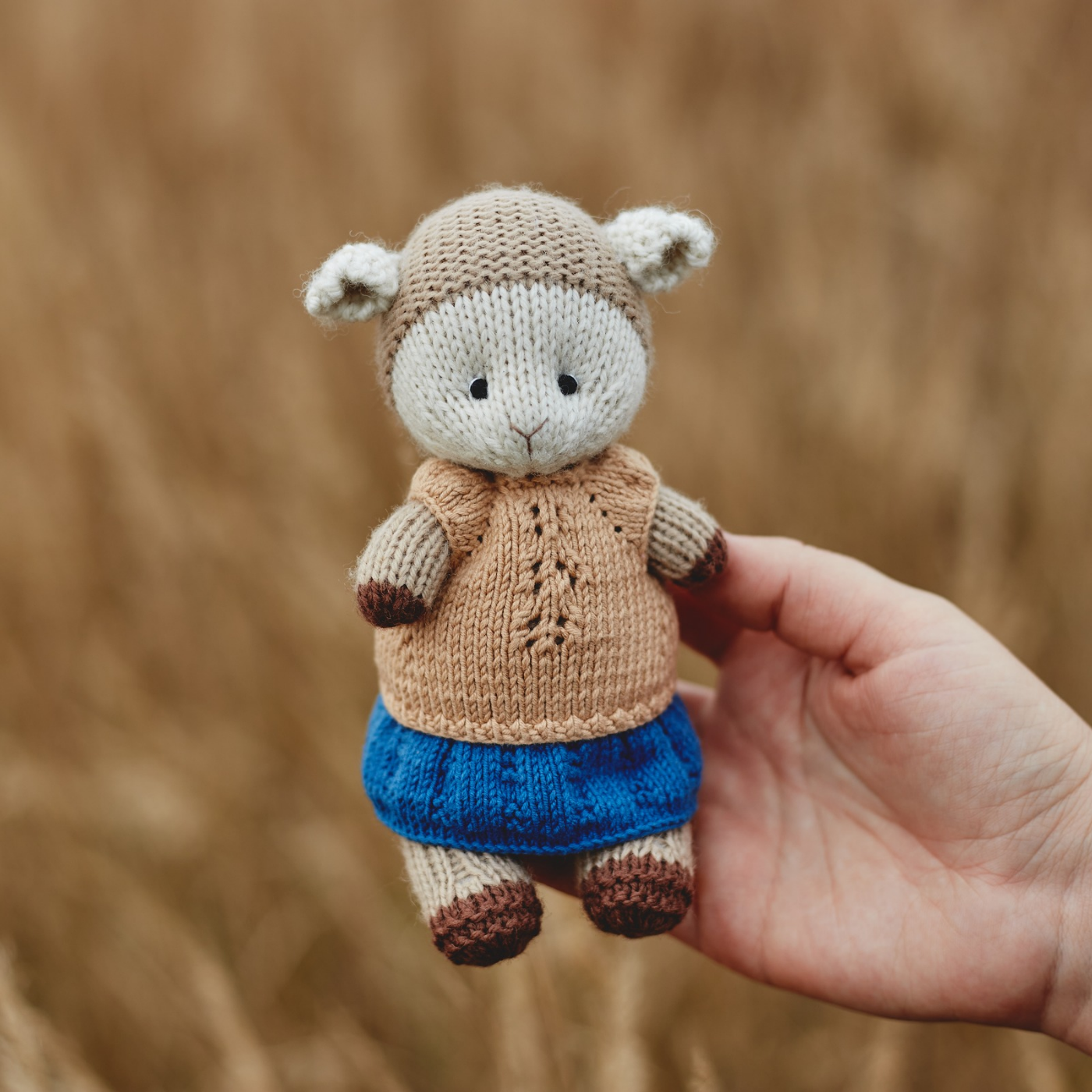 Emma Sheep | Hand Knitted Sheep Toy