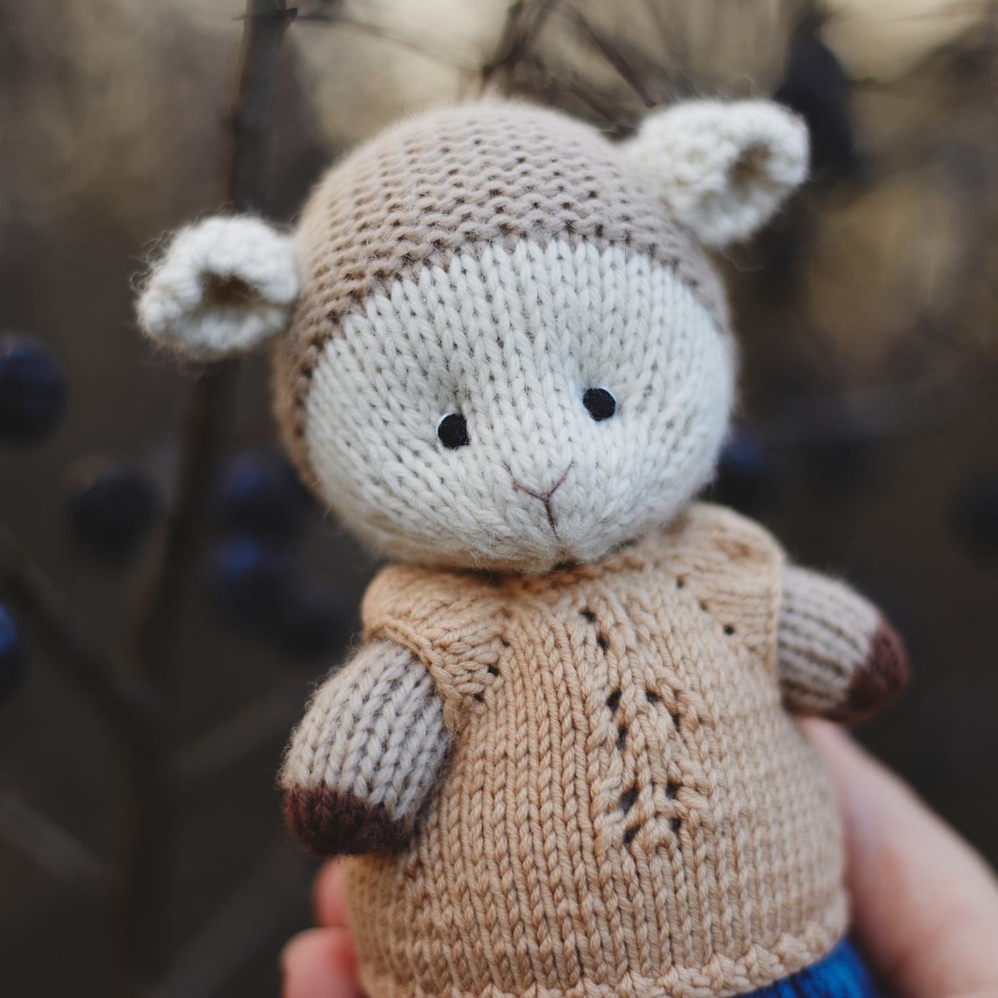 Emma Sheep | Hand Knitted Sheep Toy