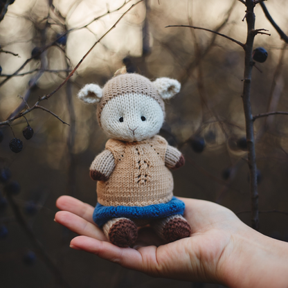 Emma Sheep | Hand Knitted Sheep Toy