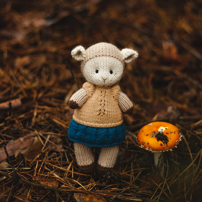 Emma Sheep | Hand Knitted Sheep Toy