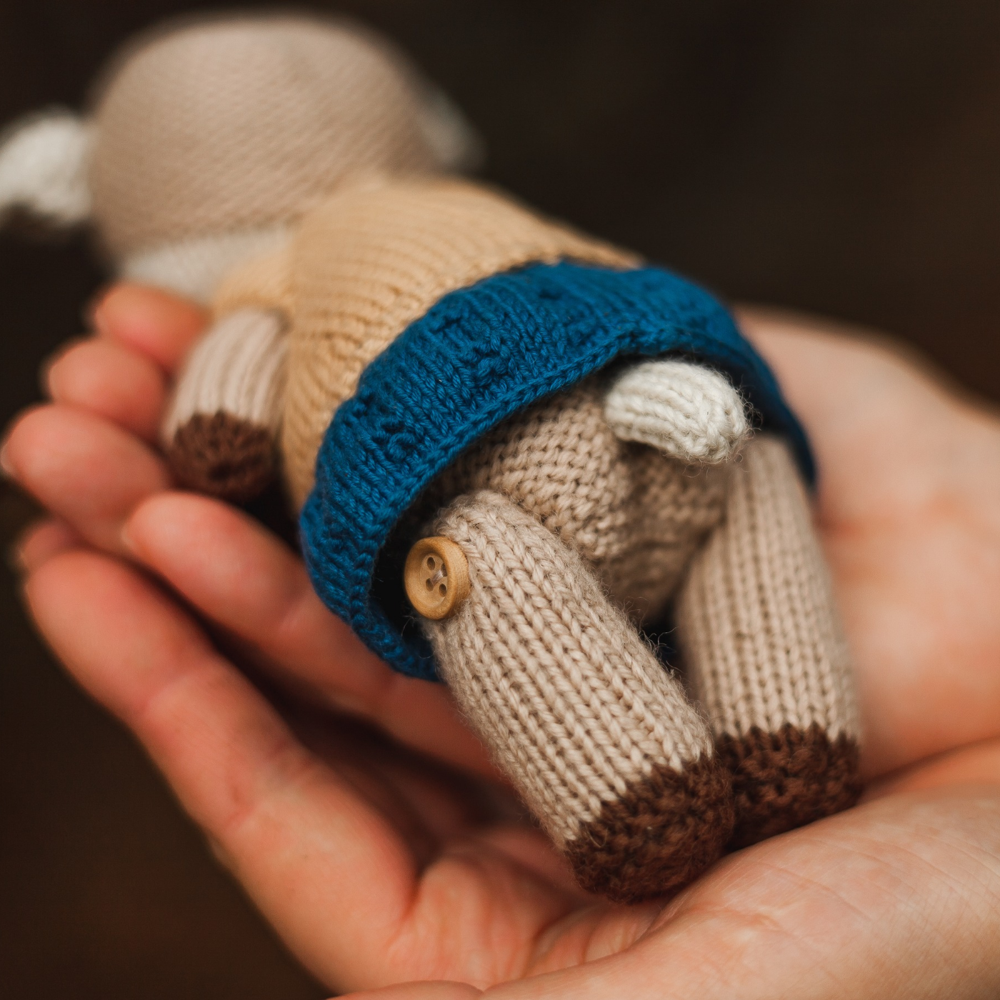 Emma Sheep | Hand Knitted Sheep Toy