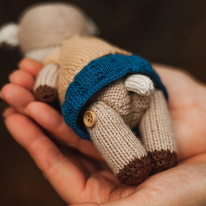 Emma Sheep | Hand Knitted Sheep Toy