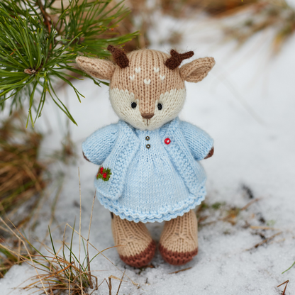 Willow Deer | Hand Knitted Christmas Deer
