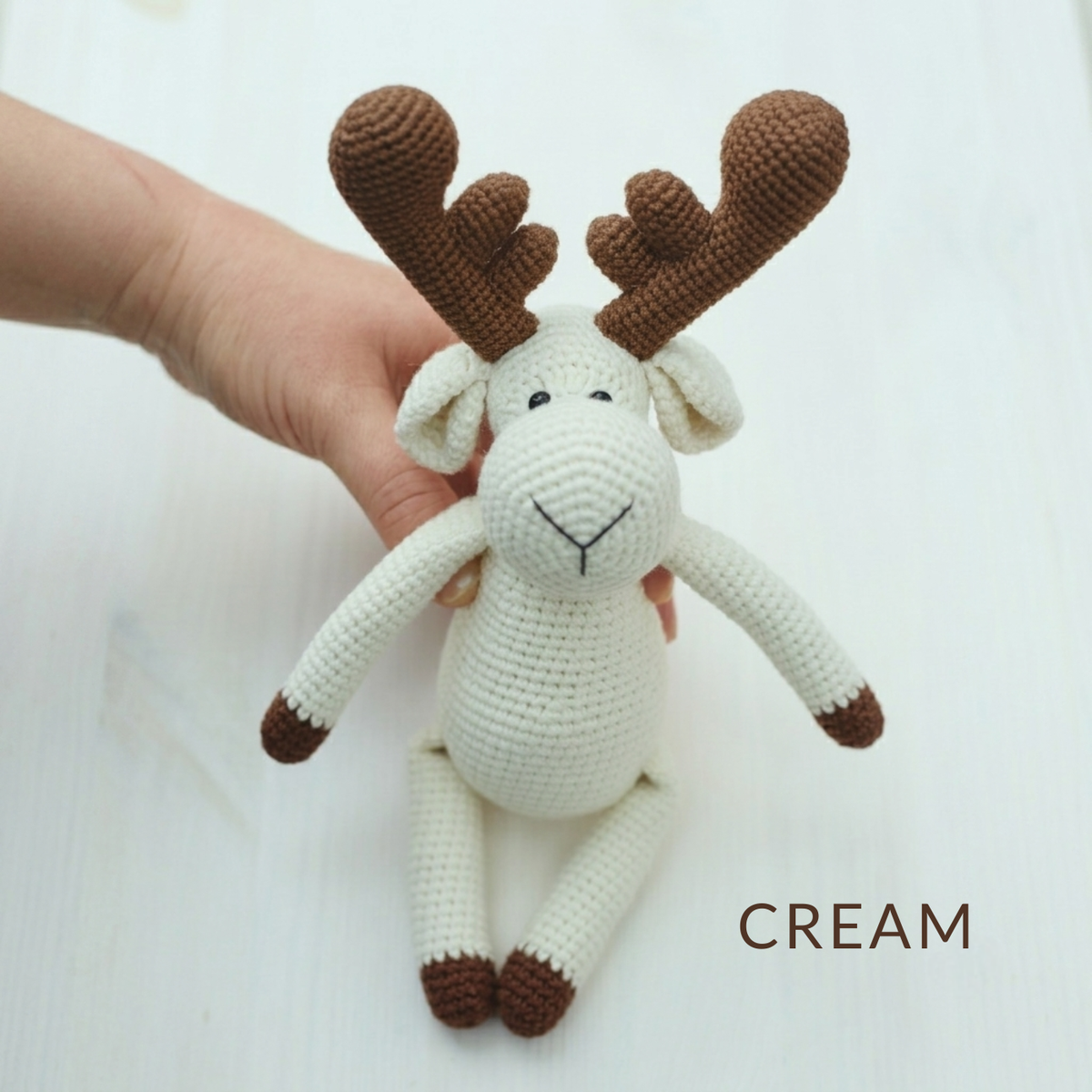 Moose | Hand-Knitted Moose Toy