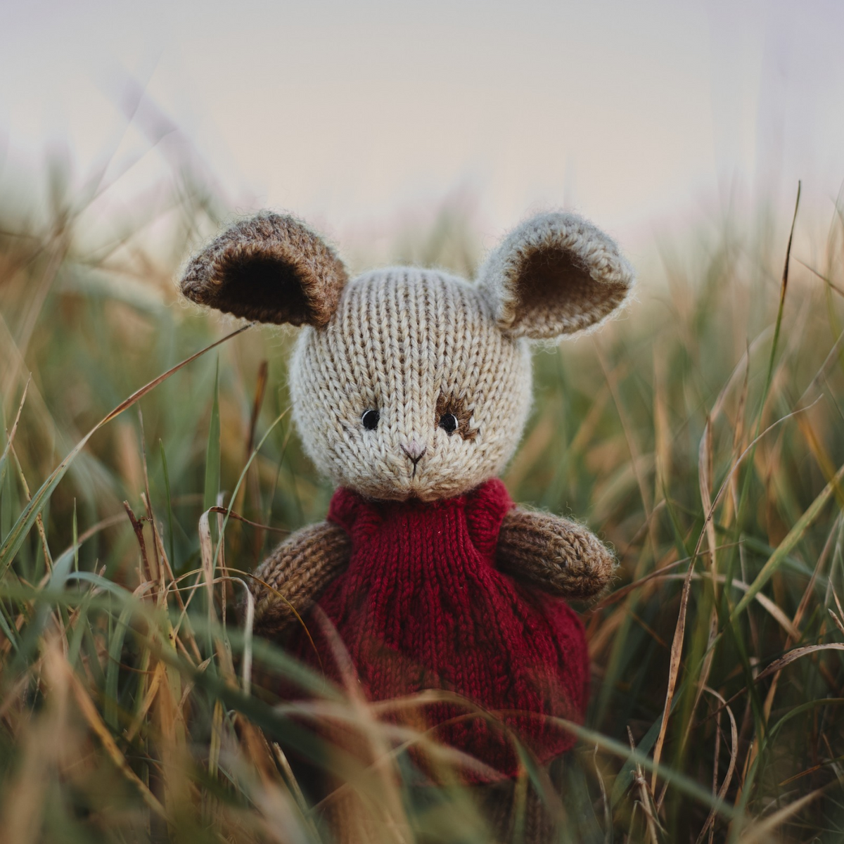 Ruby Bunny | Hand Knitted Bunny Toy