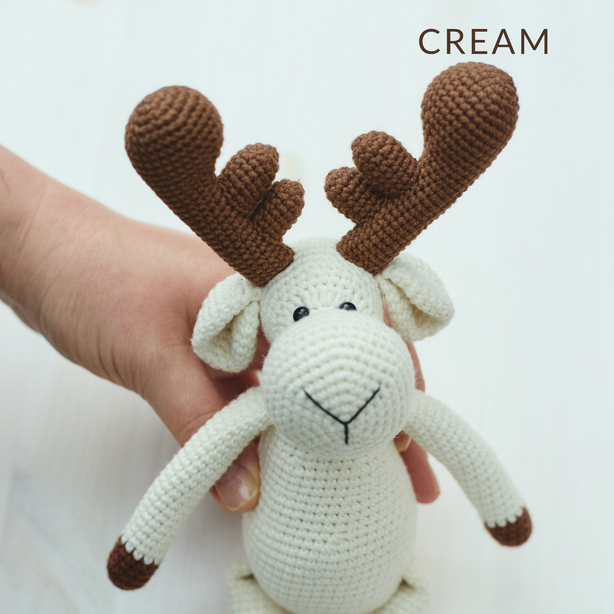 Moose | Hand-Knitted Moose Toy
