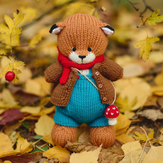 Luka Fox | Hand Knitted Fox Toy