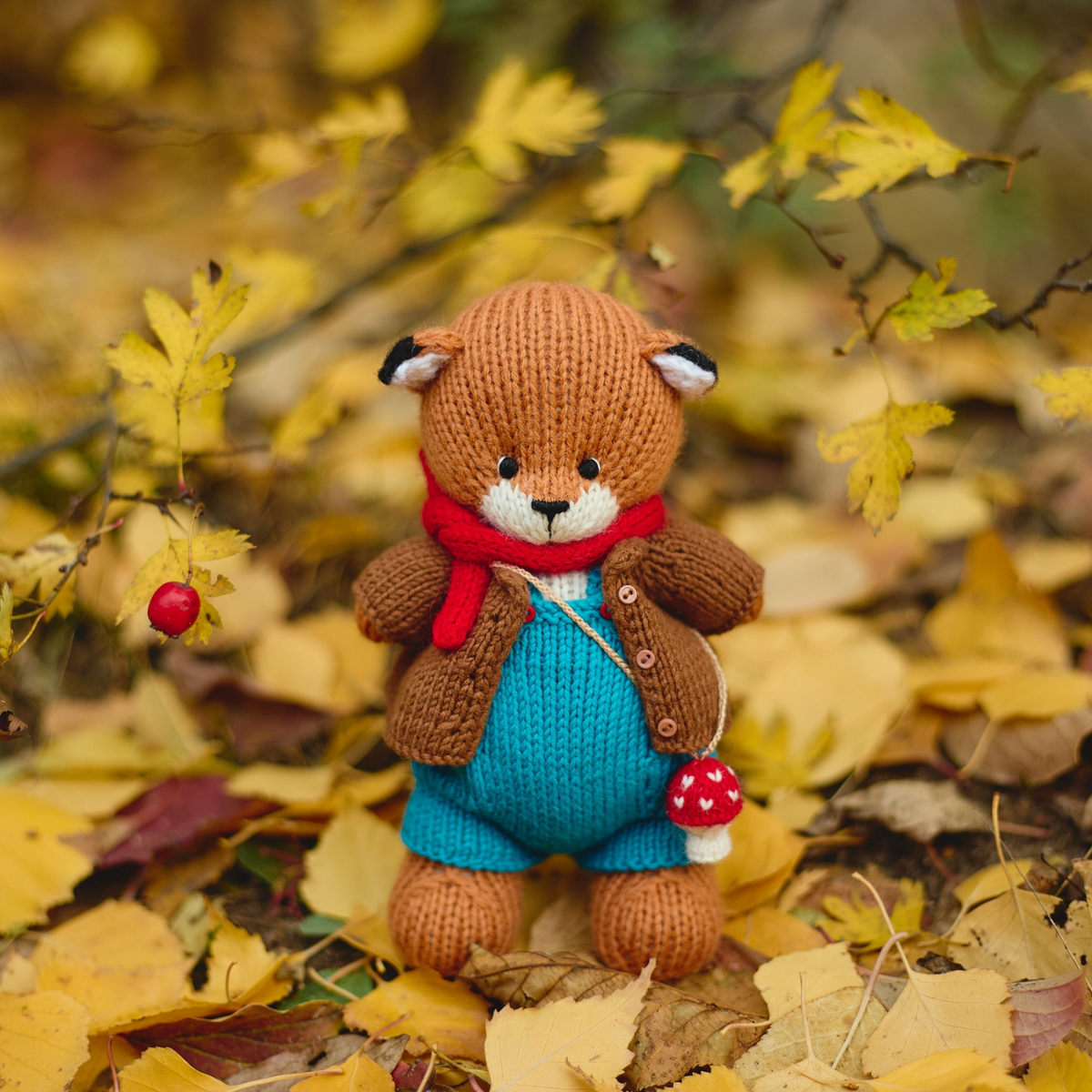 Luka Fox | Hand Knitted Fox Toy