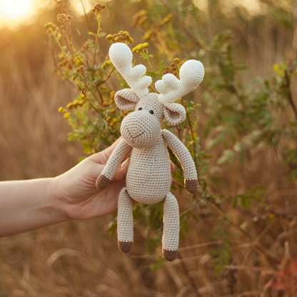 Moose | Hand-Knitted Moose Toy