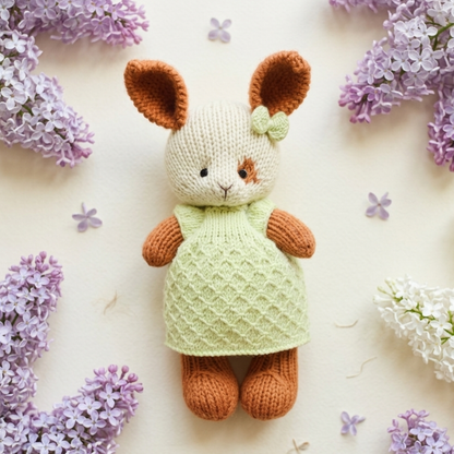 Ivy Bunny | Hand Knitted Bunny Toy