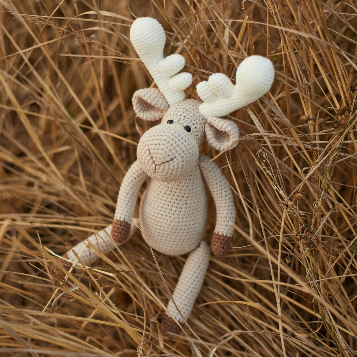 Moose | Hand-Knitted Moose Toy